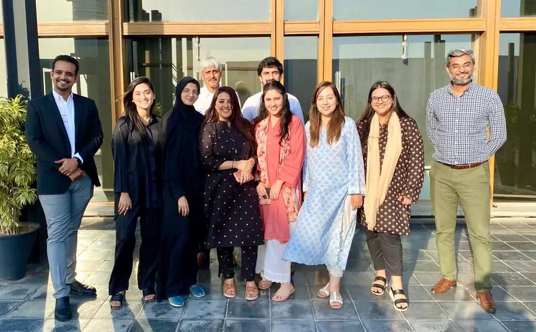 EBM HR Business Partners team with Zest Experience founder Zain Goplani