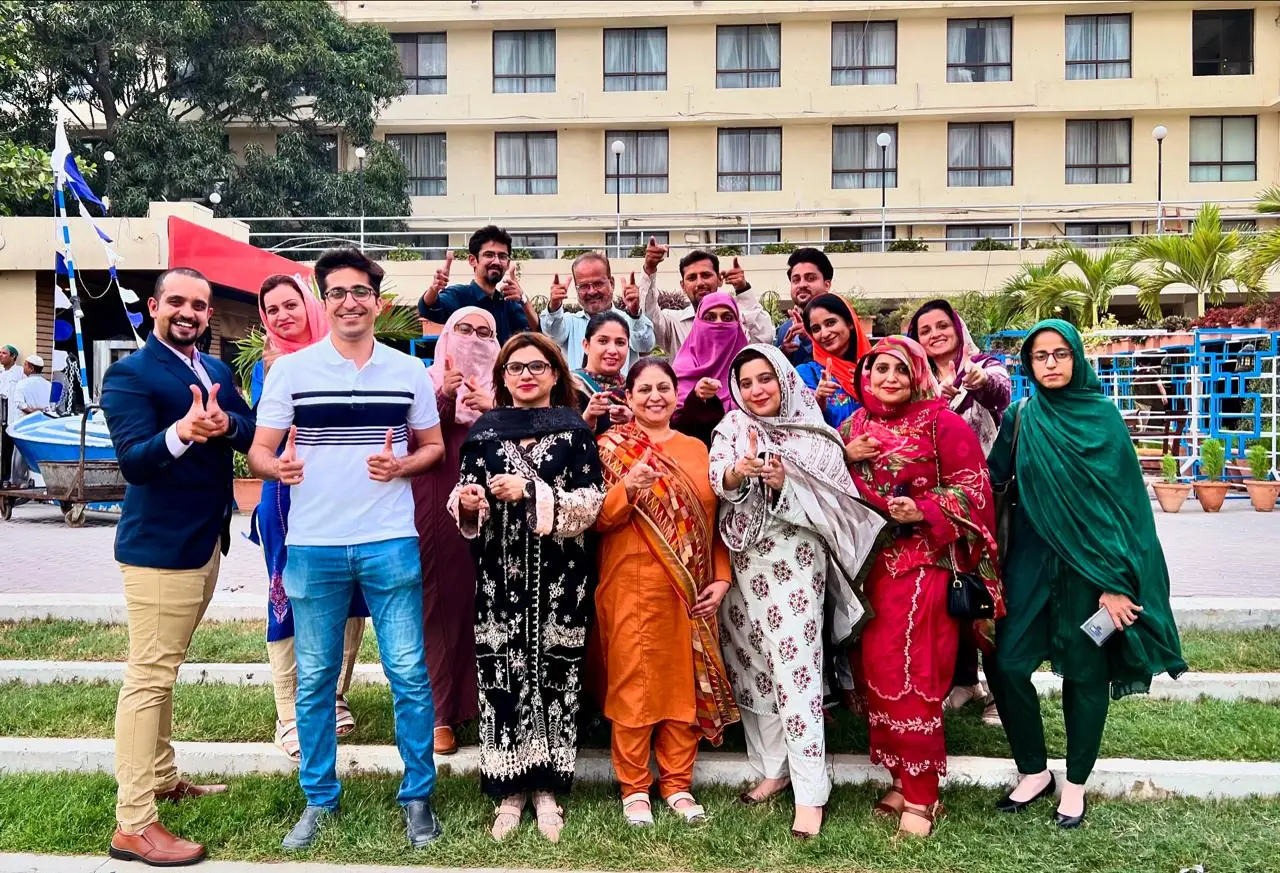NIBD Hospital team with Zest Experience facilitators