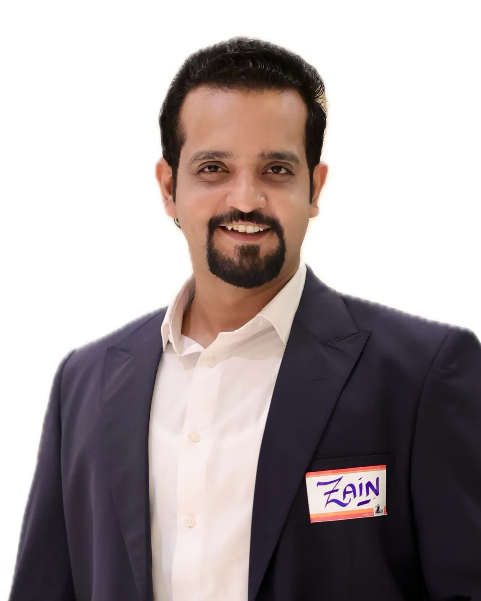 Portrait of Zain Goplani, Founder and Lead Facilitator of Zest Experience